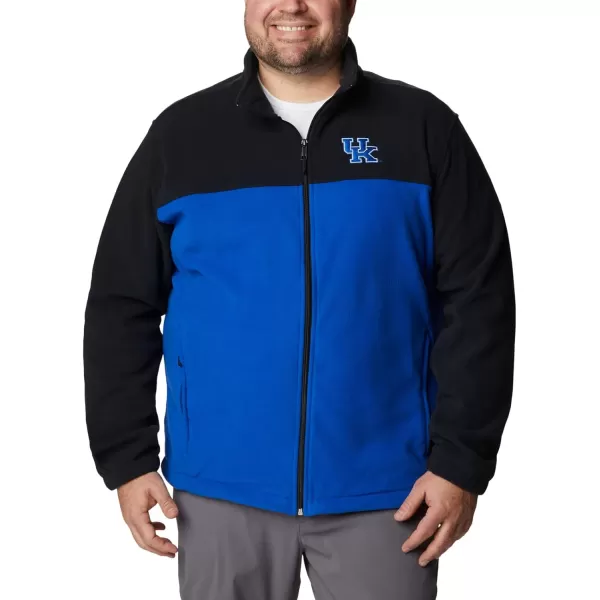 Columbia Mens CLG Flanker Iii Fleece JacketKentucky Wildcats Uk  Black Azul