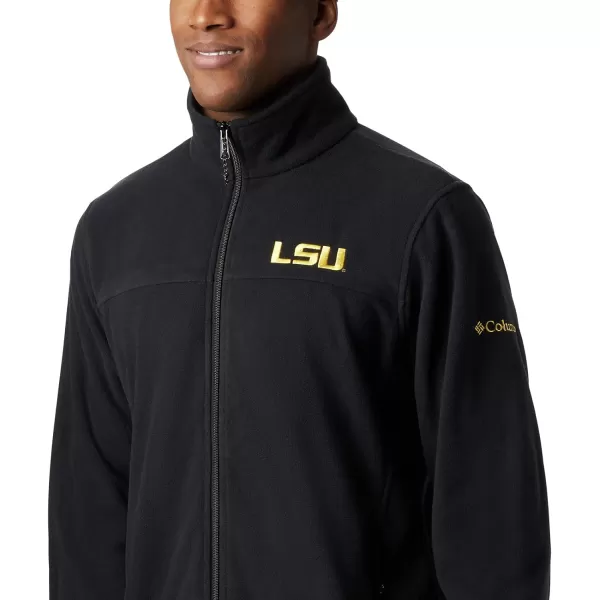 Columbia Mens CLG Flanker Iii Fleece JacketLSU Tigers Lsu  Black