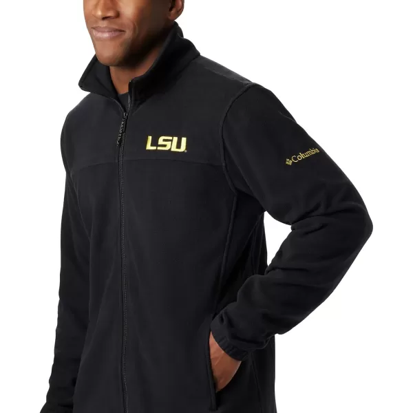 Columbia Mens CLG Flanker Iii Fleece JacketLSU Tigers Lsu  Black