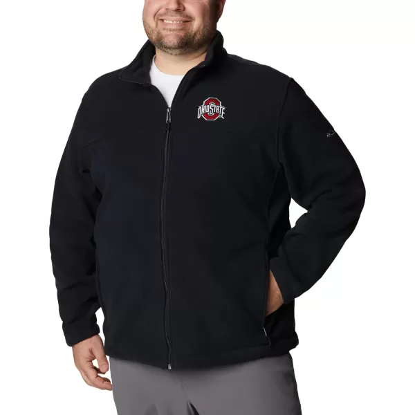 Columbia Mens CLG Flanker Iii Fleece JacketOhio State Buckeyes Os  Black