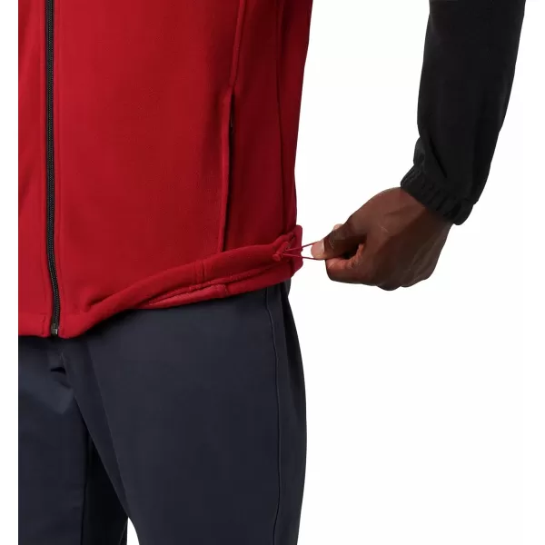 Columbia Mens CLG Flanker Iii Fleece JacketOklahoma Sooners Ok  Black Red Velvet