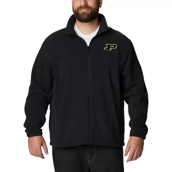 Columbia Mens CLG Flanker Iii Fleece JacketPurdue Boilermakers Pd  Black