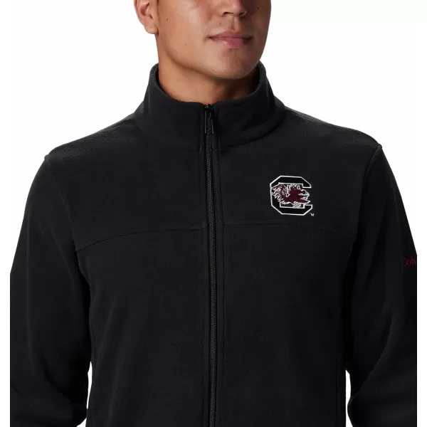 Columbia Mens CLG Flanker Iii Fleece JacketSouth Carolina Fighting Gamecocks Sc  Black