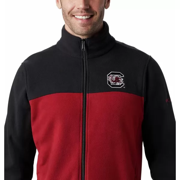 Columbia Mens CLG Flanker Iii Fleece JacketSouth Carolina Fighting Gamecocks Sc  Black Beet