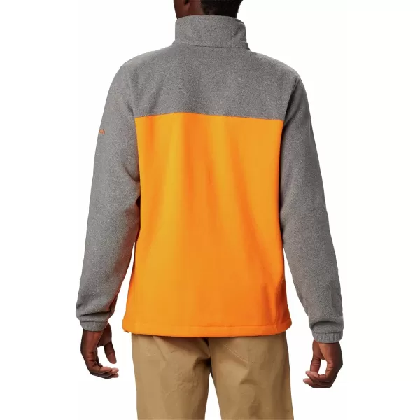 Columbia Mens CLG Flanker Iii Fleece JacketTennessee Volunteers Ut  Charcoal Solarize