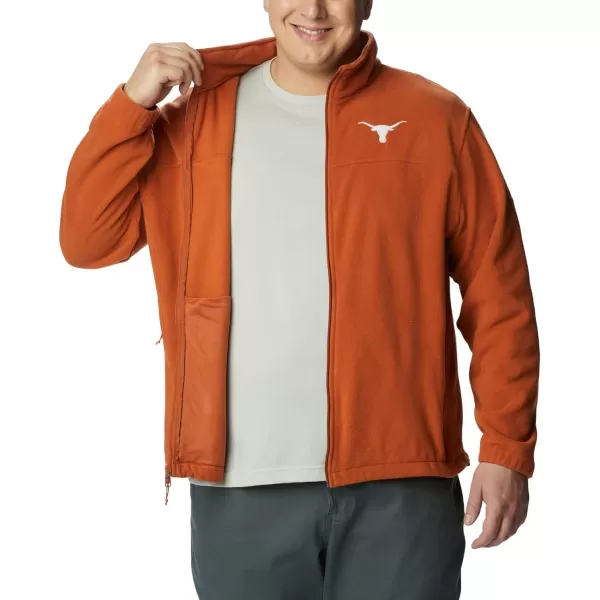 Columbia Mens CLG Flanker Iii Fleece JacketTexas Longhorns Tex  Cedar