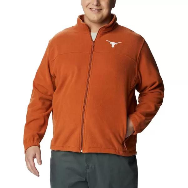 Columbia Mens CLG Flanker Iii Fleece JacketTexas Longhorns Tex  Cedar