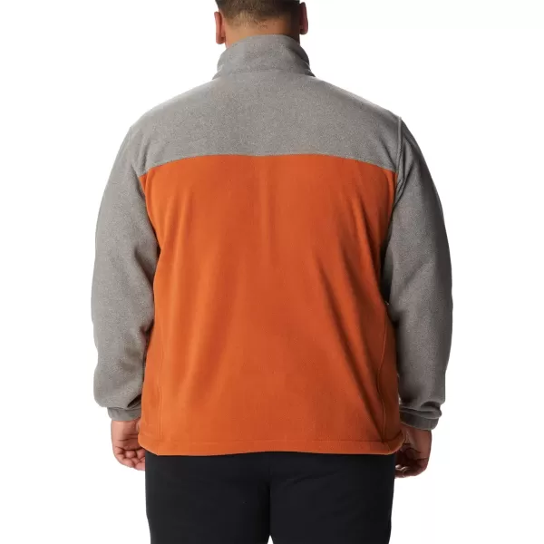 Columbia Mens CLG Flanker Iii Fleece JacketTexas Longhorns Tex  Charcoal Cedar