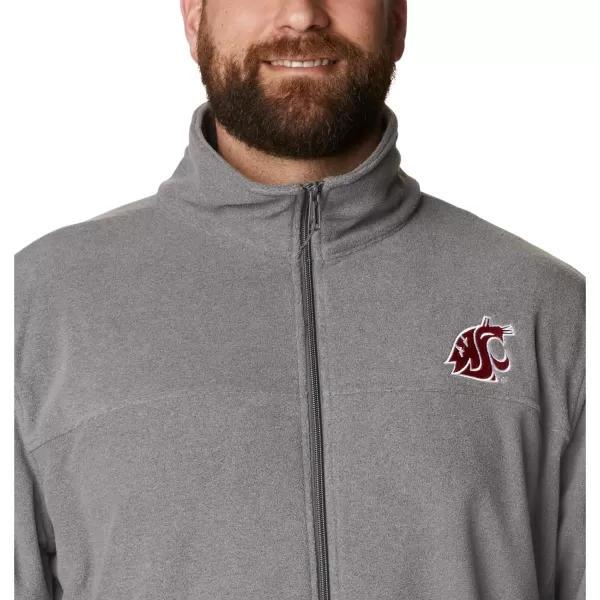 Columbia Mens CLG Flanker Iii Fleece JacketWashington State Cougars Waz  Charcoal