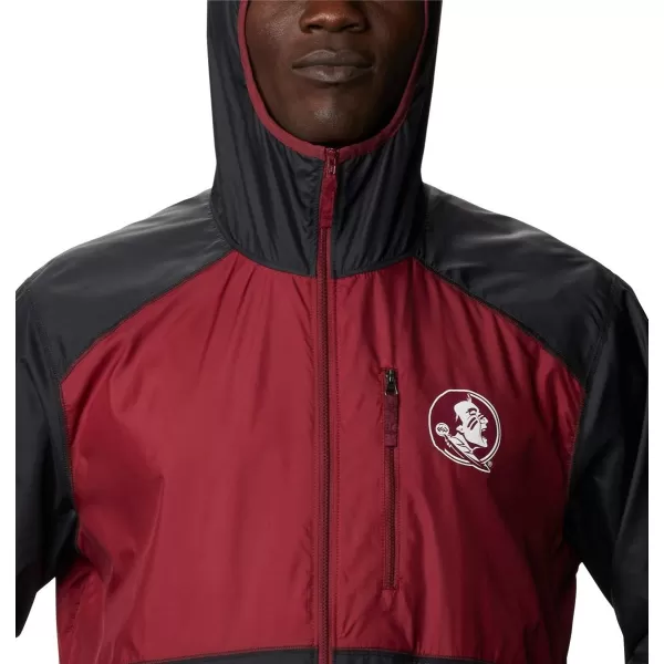 Columbia Mens CLG Flash Forward JacketFlorida State Seminoles Fsu  Black Cabernet