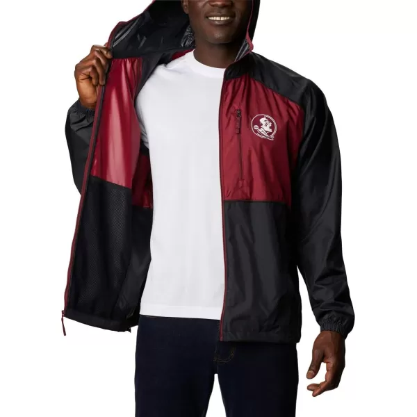 Columbia Mens CLG Flash Forward JacketFlorida State Seminoles Fsu  Black Cabernet