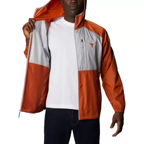 Columbia Mens CLG Flash Forward JacketTexas Longhorns Tex  Cedar Columbia Grey