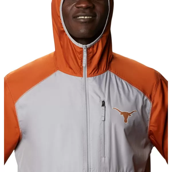 Columbia Mens CLG Flash Forward JacketTexas Longhorns Tex  Cedar Columbia Grey