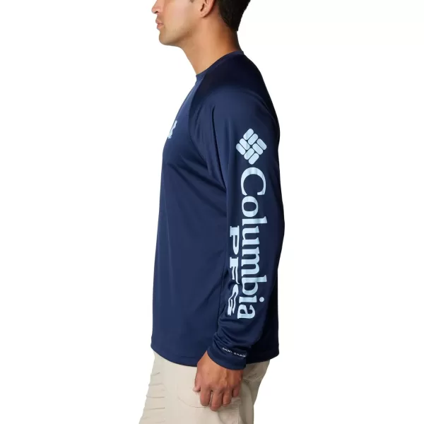 Columbia Mens CLG Terminal Tackle Ls ShirtNc  Collegiate Navy