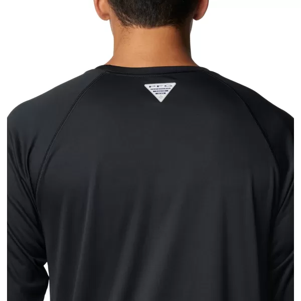 Columbia Mens CLG Terminal Tackle Ls ShirtUga  Black