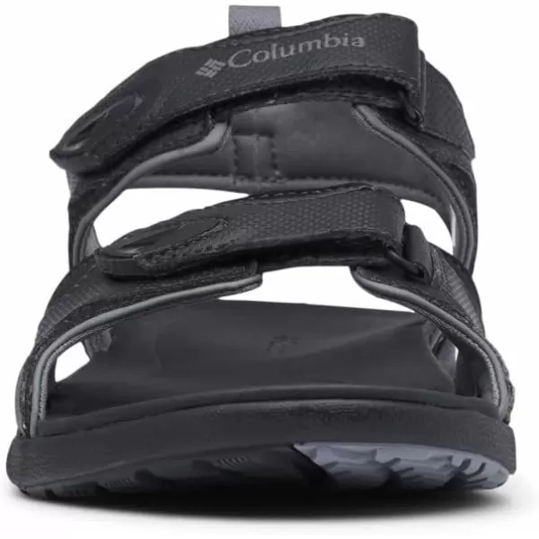 Columbia Mens COLUMBIA 2 STRAP Sandal BlackTi Grey Steel 15 Regular USBlackTitanium Grey Steel