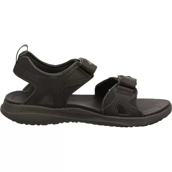 Columbia Mens COLUMBIA 2 STRAP Sandal BlackTi Grey Steel 15 Regular USCordovanCurry