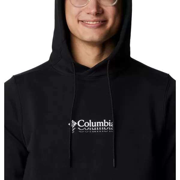 Columbia Mens CSC Basic Logo Ii HoodieBlackRipples Graphic