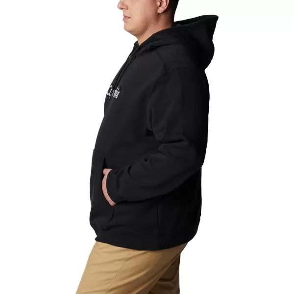 Columbia Mens CSC Basic Logo Ii HoodieBlackWhite Csc Branded Logo