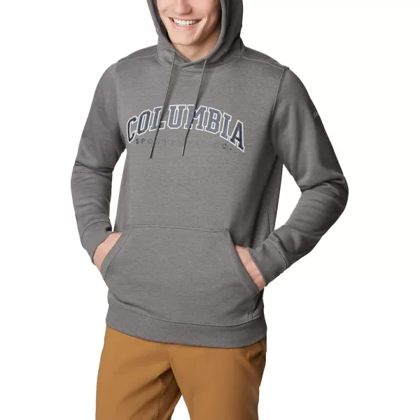 Columbia Mens CSC Basic Logo Ii HoodieCity Grey HeatherCsc Varsity Arch 2