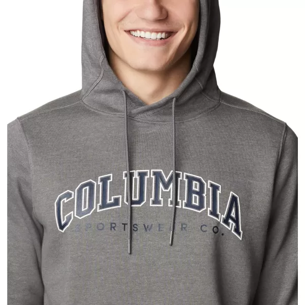 Columbia Mens CSC Basic Logo Ii HoodieCity Grey HeatherCsc Varsity Arch 2