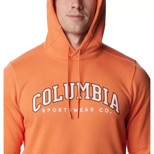 Columbia Mens CSC Basic Logo Ii HoodieDesert OrangeCsc Varsity Arch 2