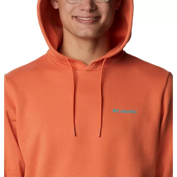 Columbia Mens CSC Graphic HoodieDesert OrangeBordered Beauty