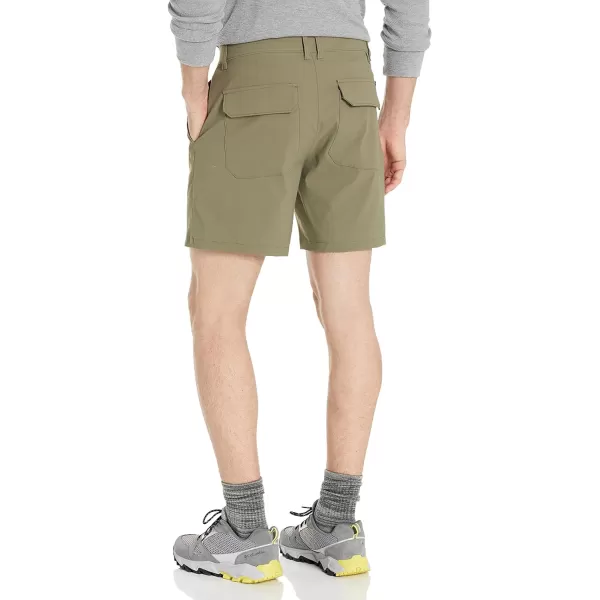 Columbia Mens Canyon Gate Utility ShortStone Green