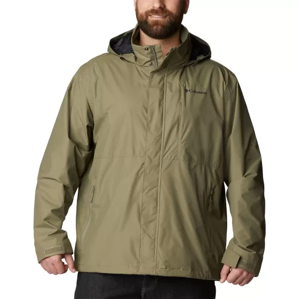 Columbia Mens Cloud Crest JacketStone Green