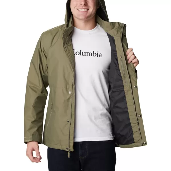 Columbia Mens Cloud Crest JacketStone Green