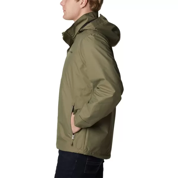 Columbia Mens Cloud Crest JacketStone Green