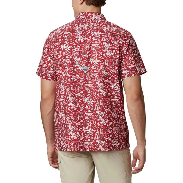 Columbia Mens Collegiate Super Slack Tide ShirtArkansas Razorbacks Team Color