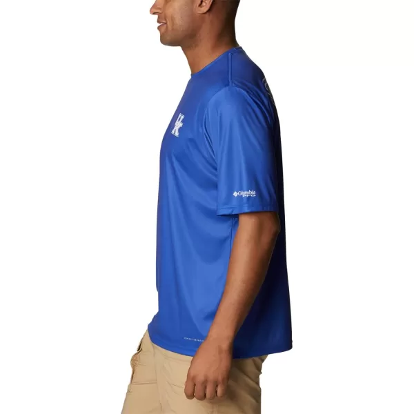 Columbia Mens Collegiate Terminal Tackle SS ShirtKentucky Wildcats Team Color