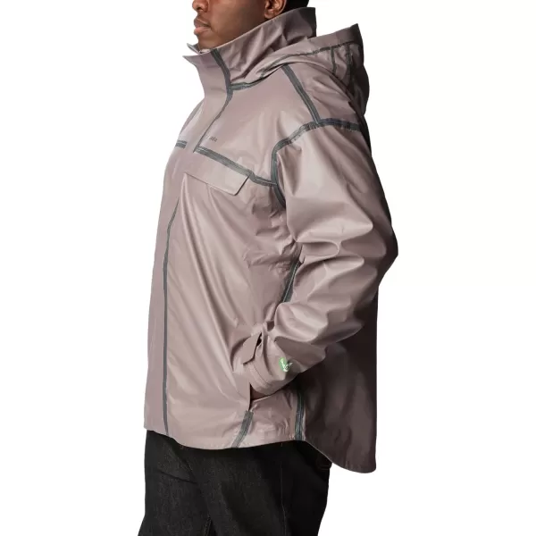 Columbia Mens Coral Ridge Odx Rain JacketQuantum Mauve