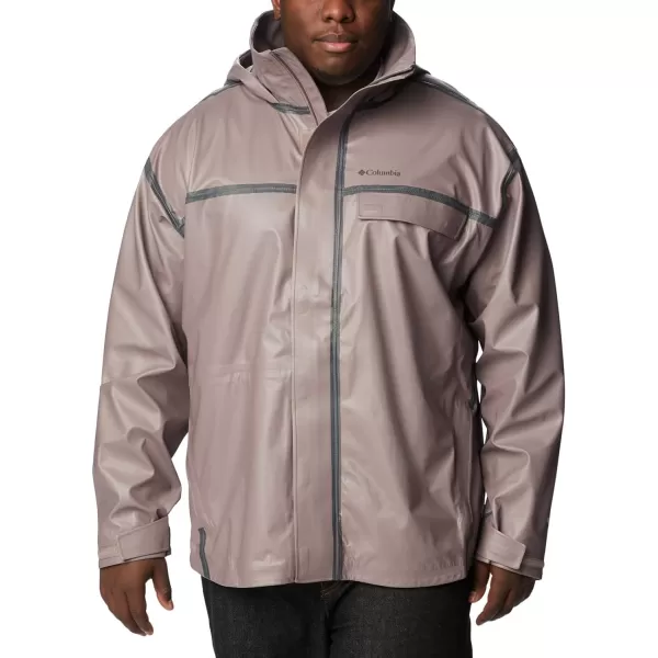 Columbia Mens Coral Ridge Odx Rain JacketQuantum Mauve