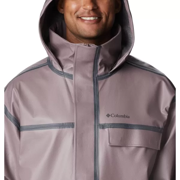 Columbia Mens Coral Ridge Odx Rain JacketQuantum Mauve