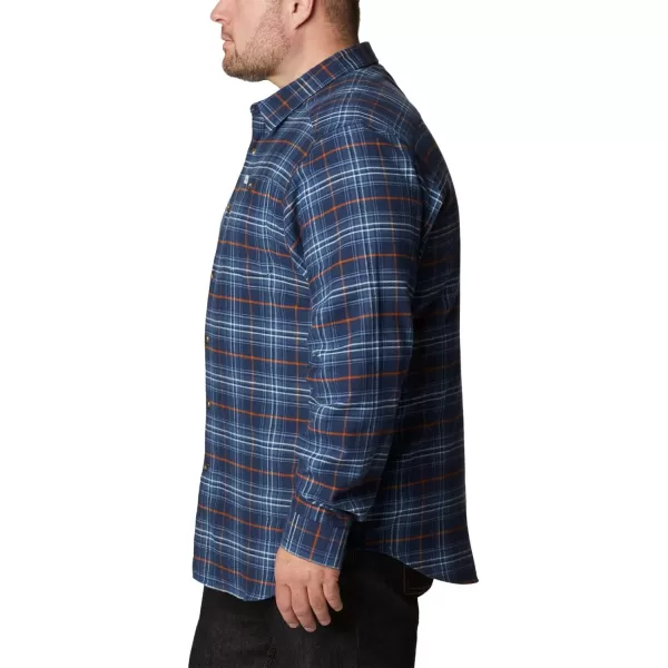 Columbia Mens Cornell Woods Flannel Long Sleeve ShirtDark Mountain Multi Tartan