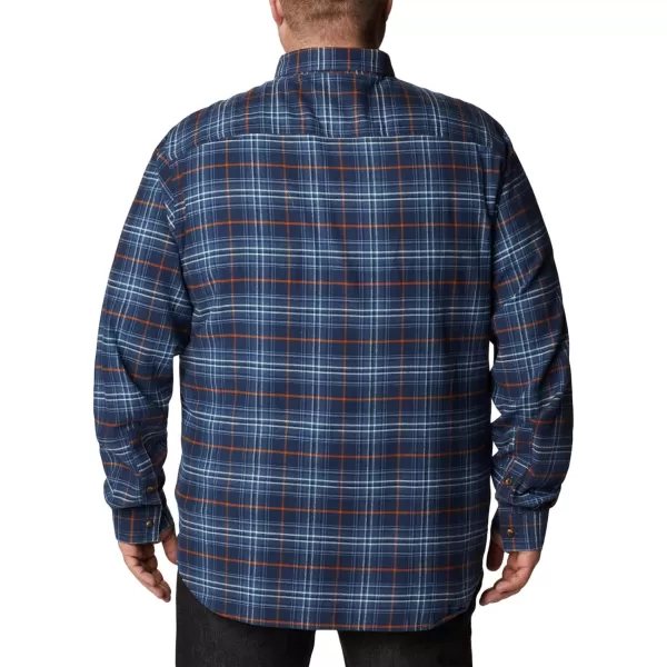 Columbia Mens Cornell Woods Flannel Long Sleeve ShirtDark Mountain Multi Tartan