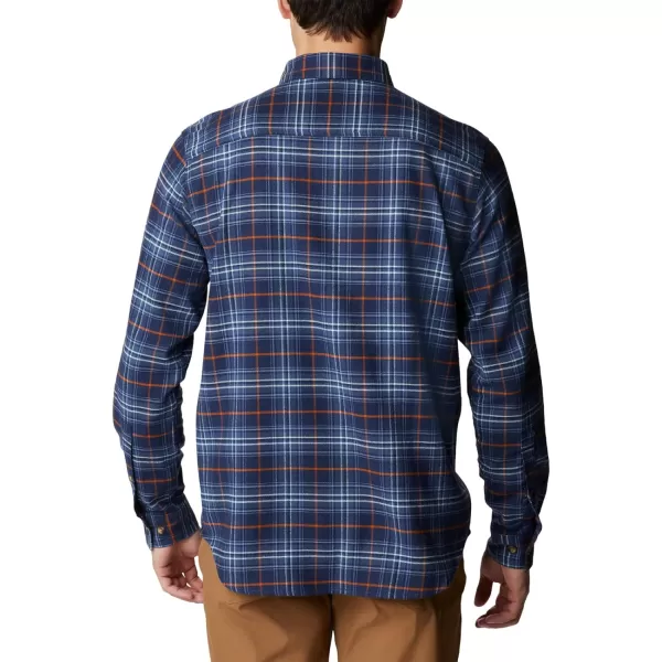 Columbia Mens Cornell Woods Flannel Long Sleeve ShirtDark Mountain Multi Tartan