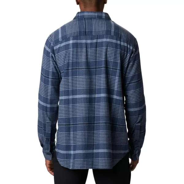 Columbia Mens Cornell Woods Flannel Long Sleeve ShirtNight Tide Ombre Plaid