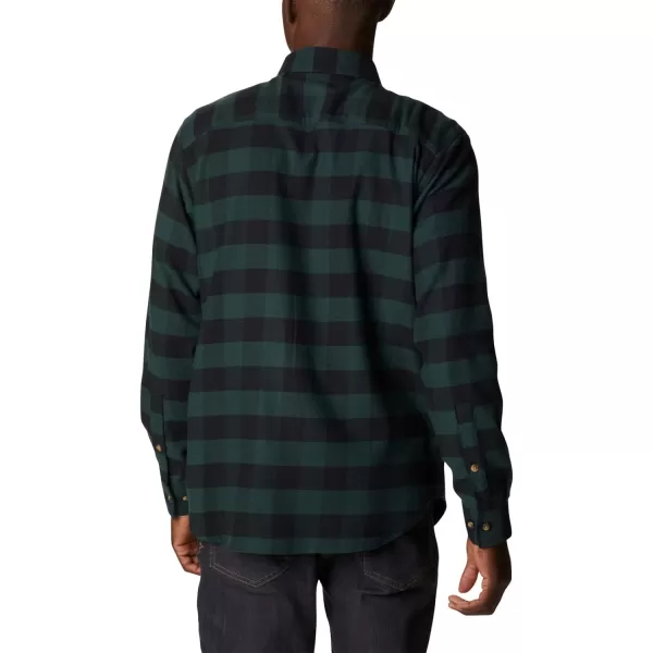 Columbia Mens Cornell Woods Flannel Long Sleeve ShirtSpruce Buffalo Check