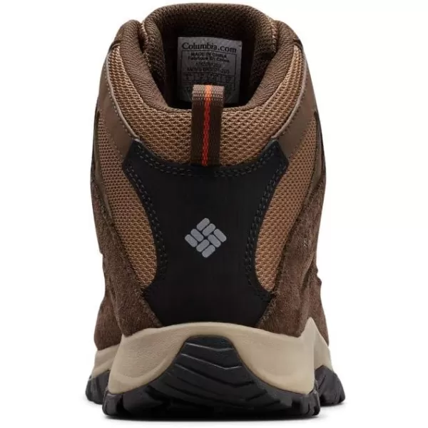 Columbia Mens Crestwood Mid Waterproof Hiking ShoeDark BrownDark Adobe