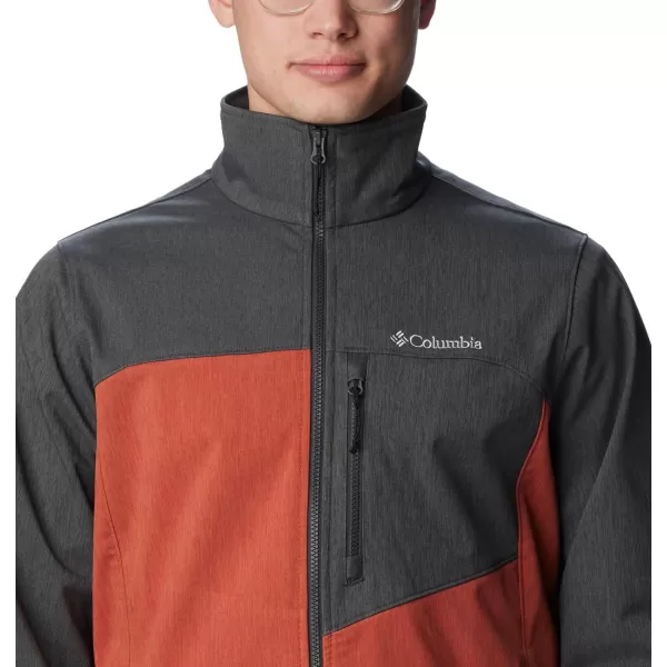 Columbia Mens Cruiser Valley Softshell JacketWarp Red  Shark