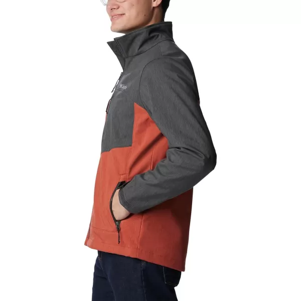 Columbia Mens Cruiser Valley Softshell JacketWarp Red  Shark