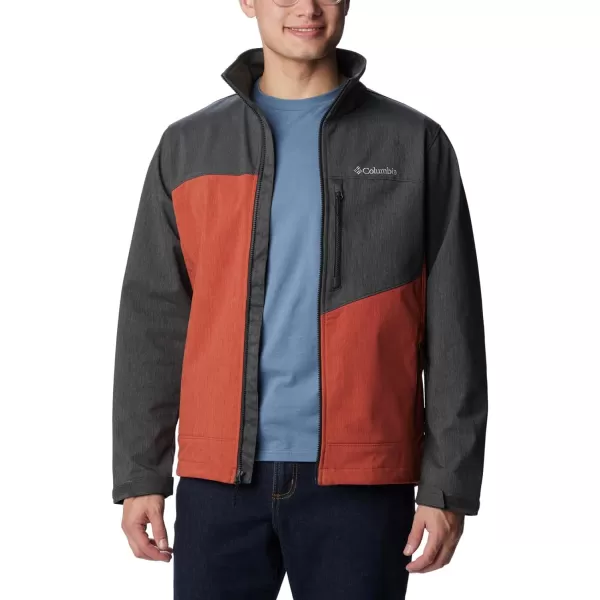 Columbia Mens Cruiser Valley Softshell JacketWarp Red  Shark