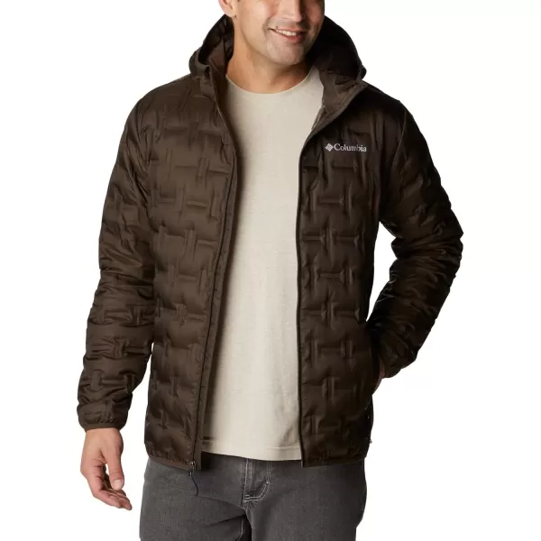 Columbia Mens Delta Ridge Down Hooded JacketCordovan