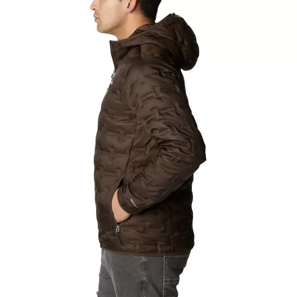 Columbia Mens Delta Ridge Down Hooded JacketCordovan