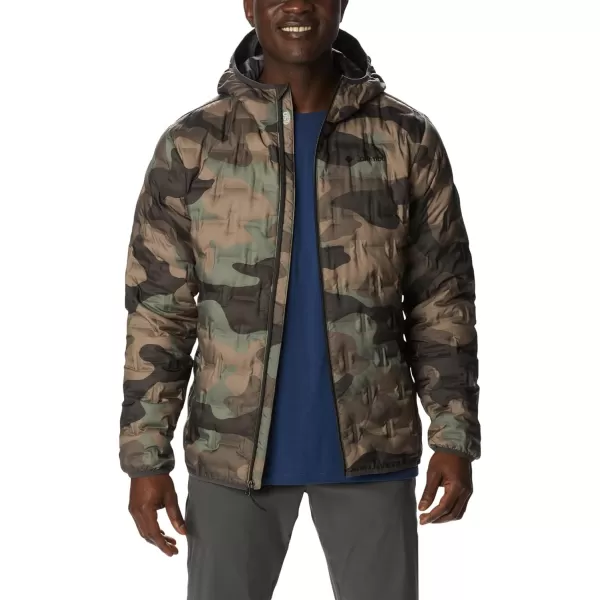 Columbia Mens Delta Ridge Down Hooded JacketCypress Mod Camo Print