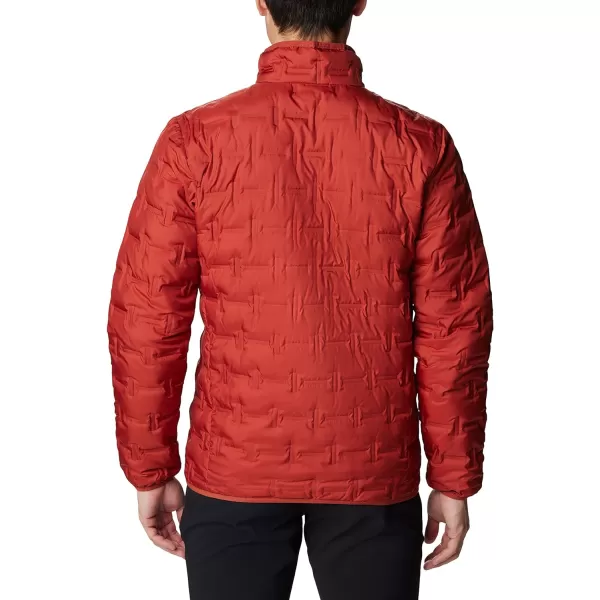 Columbia Mens Delta Ridge Down Hooded JacketWarp Red