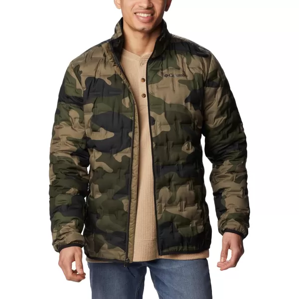 Columbia Mens Delta Ridge Down JacketStone Green Mod Camo Print